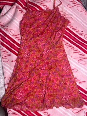 Pink floral Dress